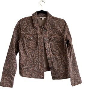 NWT Style & Co Anima Print Jacket Wild Puma